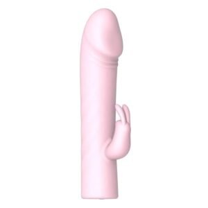 Vibrador Mini com Estimulador Clitoriano Silicone Premium