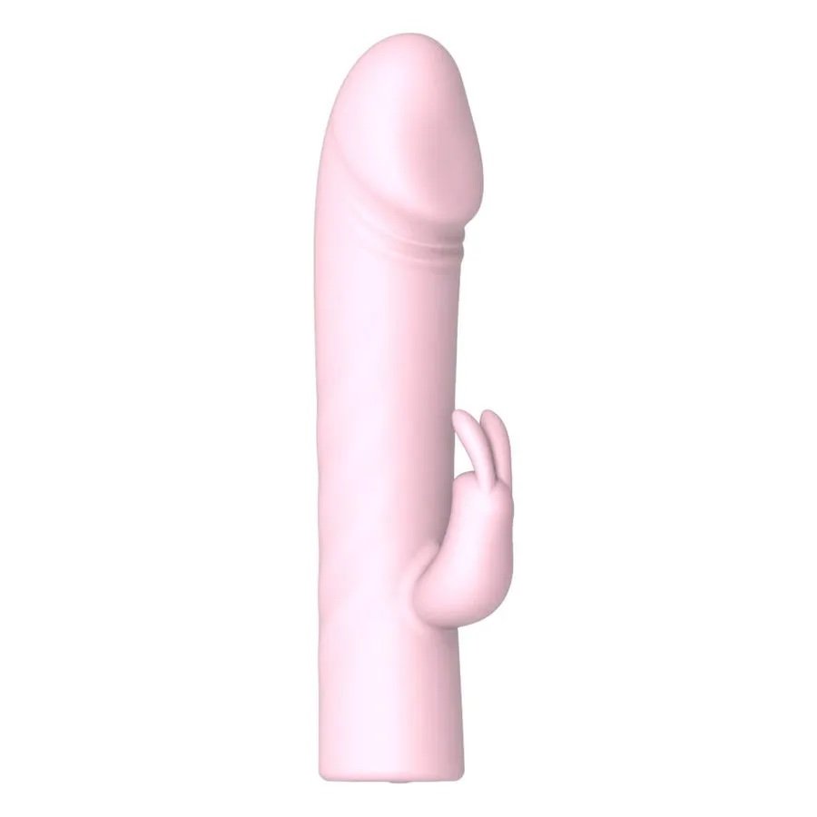 Vibrador Mini com Estimulador Clitoriano Silicone Premium